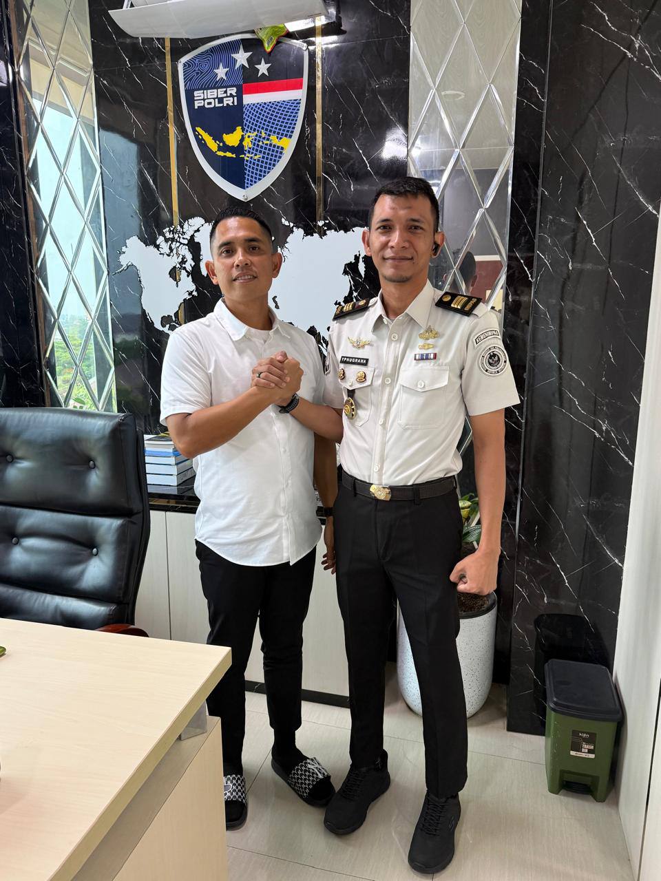 Tingkatkan Kolaborasi, Ka. KPLP Lapas Bagansiapiapi Jalin Silaturahmi dengan Polda Riau